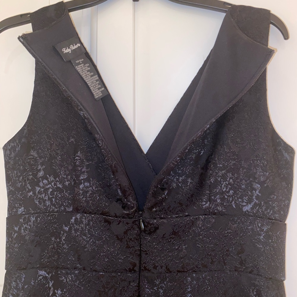 Kathy Roberts Embellished Black Dress, Size 8 - Picture 6 of 9